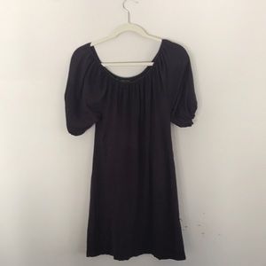 Purple scoop neck BCBG dress